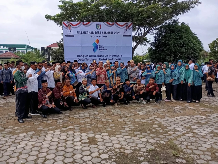 Kepala Pekon Waringinsari Timur Hadiri dan Meriahkan Peringatan Hari Desa Nasional 2026 di Lapangan Pemda Kabupaten Pringsewu
