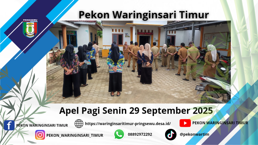 APEL PAGI 29 SEPTEMBER 2025